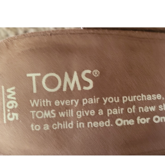 🌿Toms Women's 6.5W Majorca Natural Cutout  Heeled Sandals - Picture 6 of 12